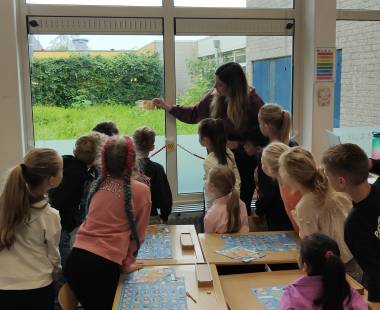 Bank voor de klas