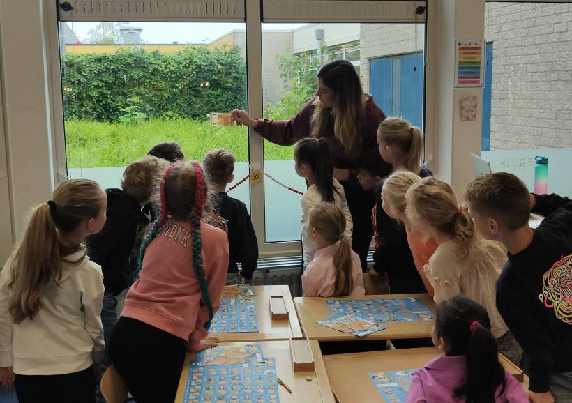 Bank voor de klas