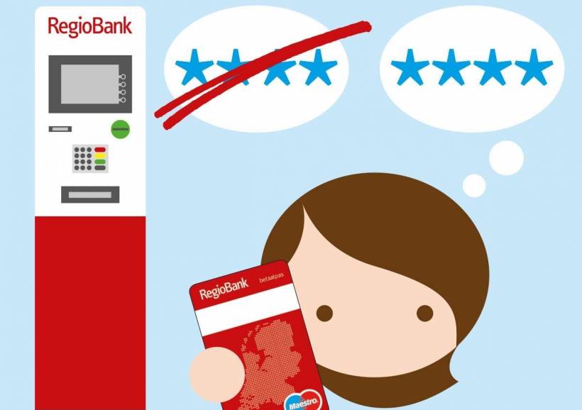 Verander zelf de pincode van je RegioBank-betaalpas