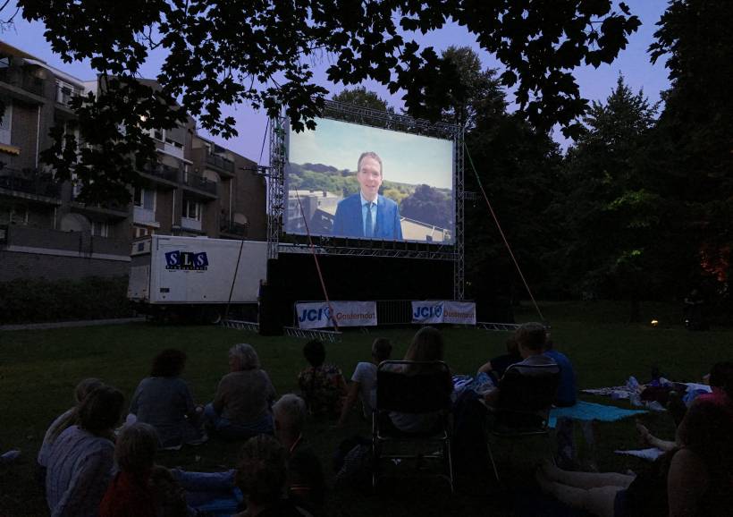 Robbe-reclame tijdens Film in het Park